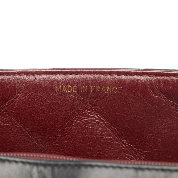 シャネル マトラッセ ココマーク ダイアナ25 チェーン ショルダーバッグ  ブラック レザー レディース CHANEL 【中古】