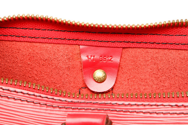 ルイ ヴィトン エピ キーポル M42977 レッド 赤 レザー ボストンバッグ レディース LOUIS VUITTON 中古