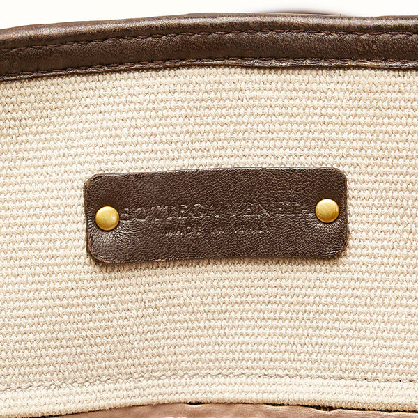 ボッテガヴェネタ トートバッグ マルチ キャンバス レザー レディース BOTTEGAVENETA 【中古】