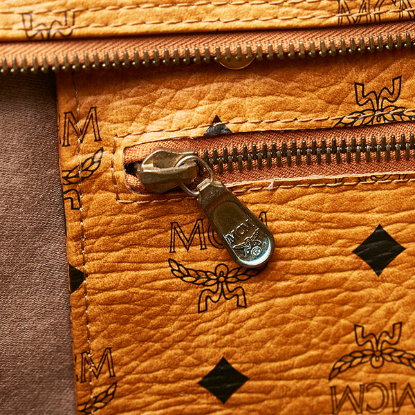 エム シー エム ブラウン レザー トートバッグ レディース MCM 【中古】