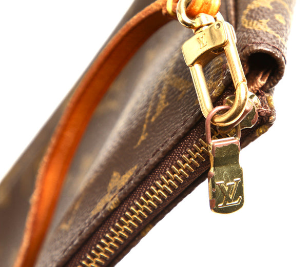 ルイ ヴィトン ポシェット アクセソワール M51980 ブラウン  PVC レザー ポーチ レディース LOUIS VUITTON 中古