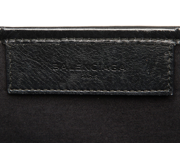バレンシアガ 339933 ブラック キャンバス レザー ハンドバッグ レディース BALENCIAGA 中古