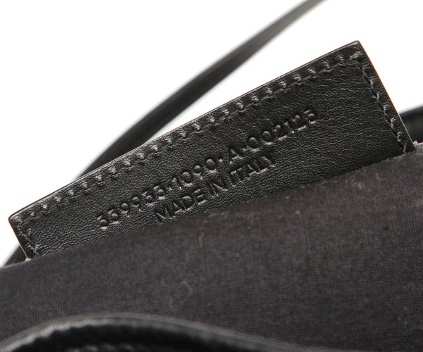 バレンシアガ 339933 ブラック キャンバス レザー ハンドバッグ レディース BALENCIAGA 中古