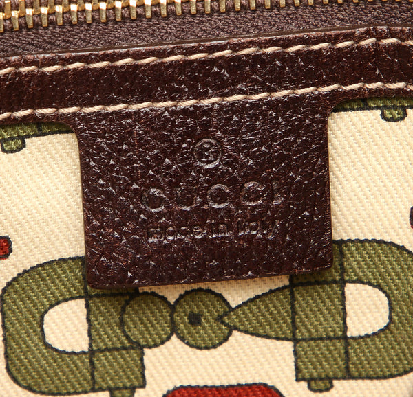 グッチ GGキャンバス 163260 ブラウン キャンバス レザー ハンドバッグ レディース GUCCI 中古