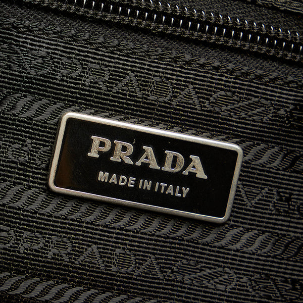 プラダ ブラック ナイロン ショルダーバッグ レディース PRADA 【中古】
