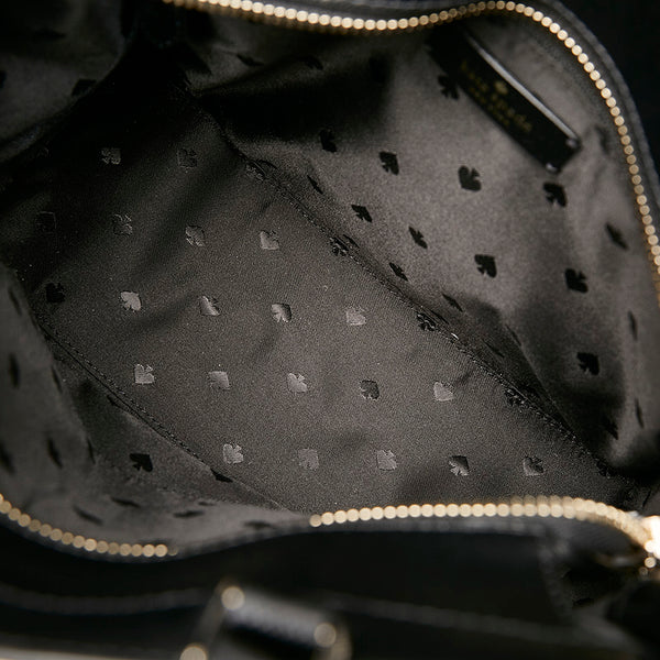 ケイトスペード サッチェル ハンドバッグ　ショルダーバッグ　2WAY WAKRU6951 ブラック レザー レディース Kate Spade 【中古】