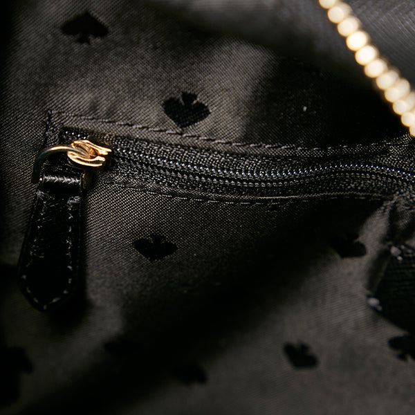 ケイトスペード サッチェル ハンドバッグ　ショルダーバッグ　2WAY WAKRU6951 ブラック レザー レディース Kate Spade 【中古】