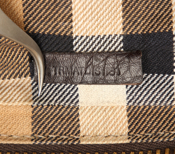 バーバリー ノバチェック ブラウン レザー 斜め掛け ショルダーバッグ レディース BURBERRY 中古