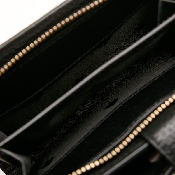 ケイトスペード 二つ折り財布 WLRO0394 ブラック レザー レディース Kate Spade 【中古】