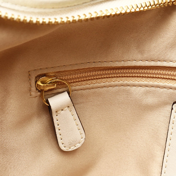 コーチ エルゴ ホーボー ホワイト レザー ショルダーバッグ レディース COACH 【中古】