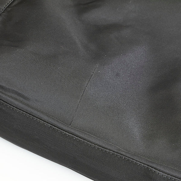 プラダ ブラック ナイロン ショルダーバッグ レディース PRADA 【中古】