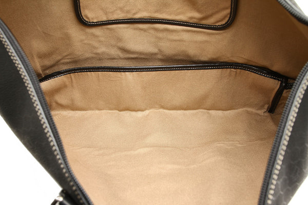 クリスチャンディオール ブラック レザー ボストンバッグ レディース Christian Dior 中古