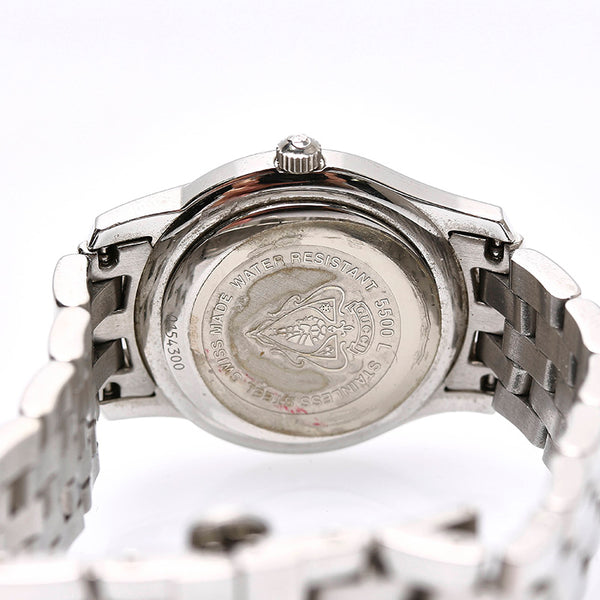 グッチ シルバー ステンレススチール 腕時計 レディース GUCCI クオーツ シルバー文字盤 【中古】