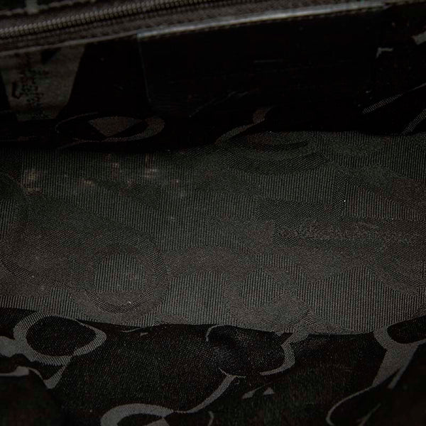 サルヴァトーレフェラガモ ヴァラ BZ217643 ブラック レザー ショルダーバッグ レディース Salvatore Ferragamo 【中古】