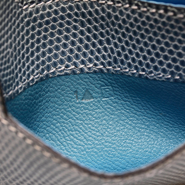 エルメス グリーン PVC ナイロン カードケース レディース HERMES □F刻刻印 【中古】