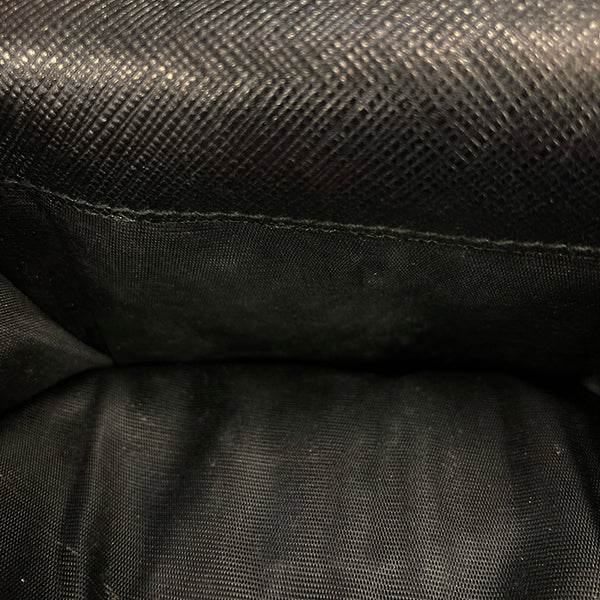 サルヴァトーレフェラガモ ガンチーニ JL22-4639 ブラック シルバー レザー 二つ折り財布 レディース Salvatore Ferragamo 【中古】