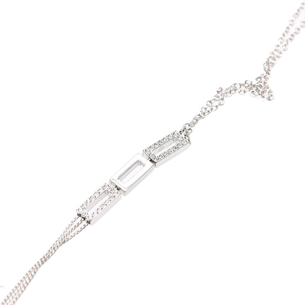 スワロフスキー ネックレス シルバー メタル レディース SWAROVSKI 【中古】