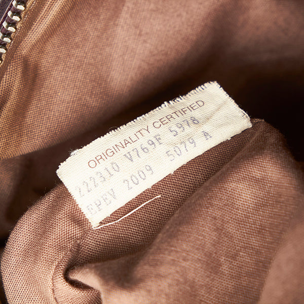 ボッテガヴェネタ イントレチャート パープル レザー ボディバッグ ユニセックス BOTTEGAVENETA 【中古】