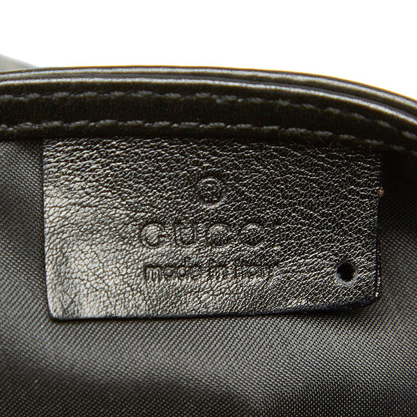 グッチ 039・0999 ブラック レザー ハンドバッグ レディース GUCCI 中古