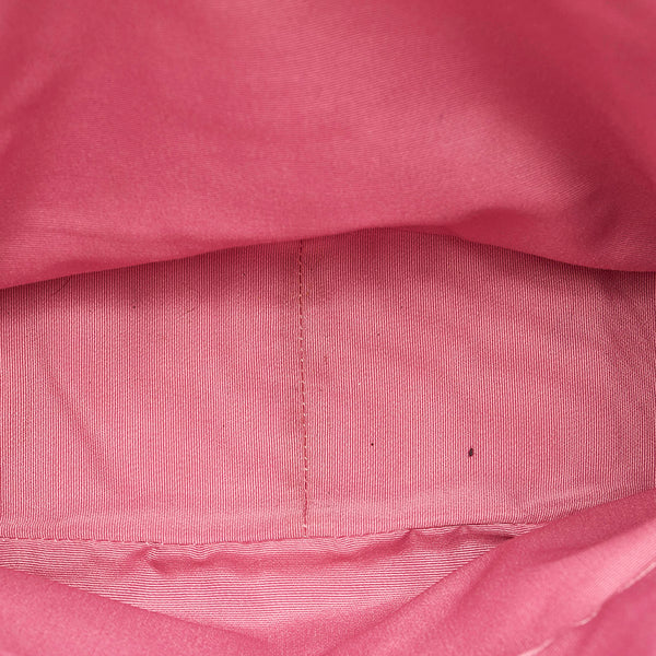 コーチ トートバッグ ベージュ ピンク キャンバス レザー レディース COACH 【中古】