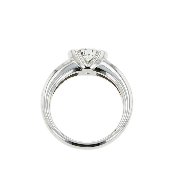 Pt900 プラチナ ダイヤ0.79ct ダイヤ0.504ct リング 指輪 レディース 11.5号 【中古】