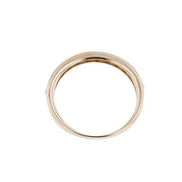K18PG ピンクゴールド ダイヤ0.50ct リング 指輪 レディース 12号 【中古】