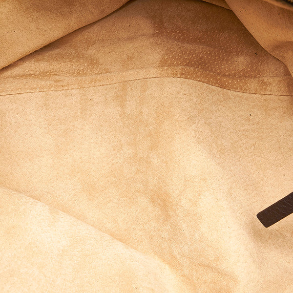 フェンディ セレリア リンダ 8BR388 ブラウン レザー トートバッグ レディース FENDI 【中古】