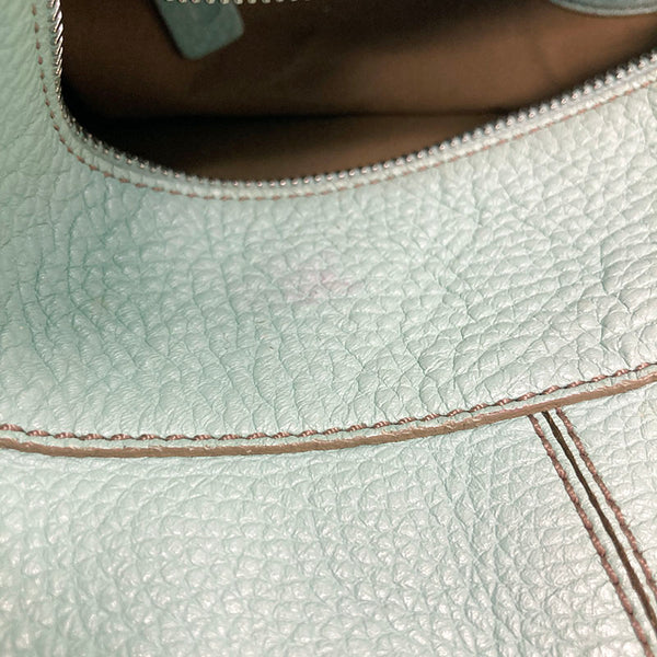 トッズ ショルダーバッグ エメラルドグリーン レザー レディース TOD’S 【中古】