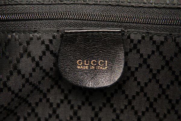 グッチ バンブー 003 2058 0016 ブラック レザー リュック バックパック レディース GUCCI 中古
