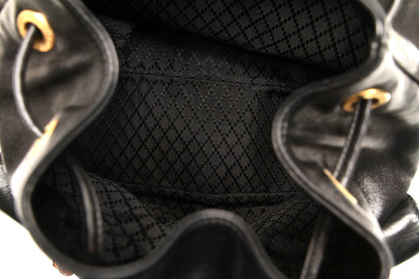 グッチ バンブー 003 2058 0016 ブラック レザー リュック バックパック レディース GUCCI 中古