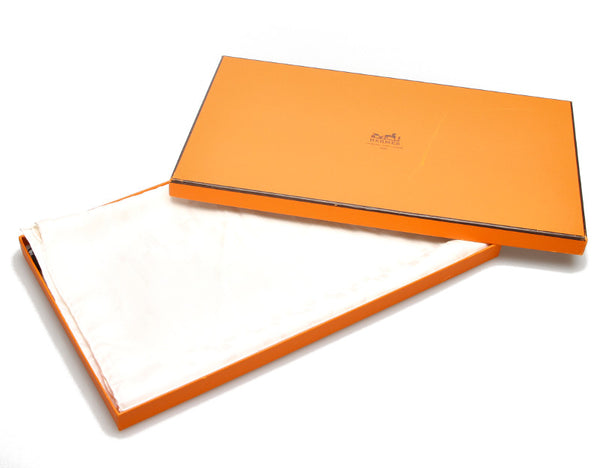 エルメス アイボリー シルク スカーフ レディース HERMES 中古