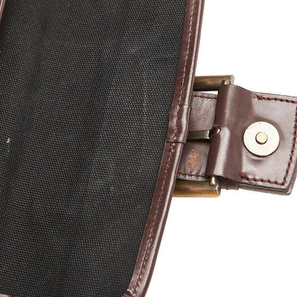 バーバリー ノバチェック ベージュ ブラウン PVC レザー ショルダーバッグ レディース BURBERRY 【中古】