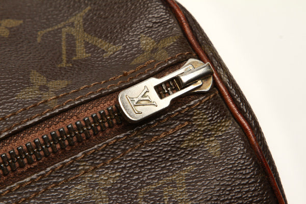 ルイ ヴィトン モノグラム パピヨン 30 M51365 PVC レザー ハンドバッグ レディース LOUIS VUITTON 中古