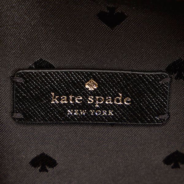 ケイトスペード キャット ブラック レザー ハンドバッグ ショルダーバッグ 2WAY レディース Kate Spade 【中古】