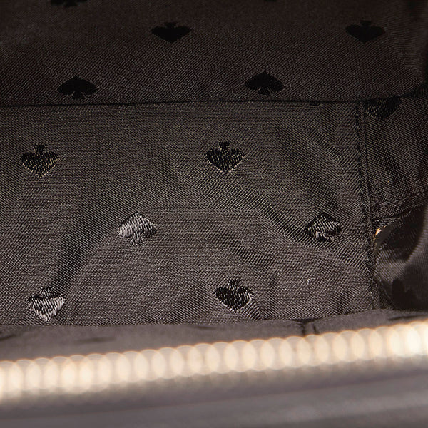 ケイトスペード キャット ブラック レザー ハンドバッグ ショルダーバッグ 2WAY レディース Kate Spade 【中古】