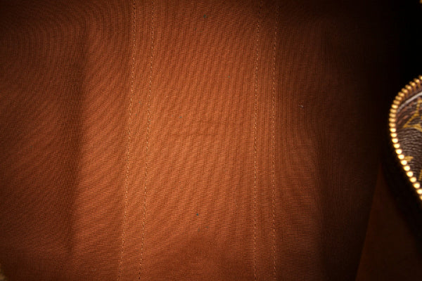 ルイ ヴィトン モノグラム キーポル 45 M41428 ブラウン 茶 PVC レザー ボストンバッグ ユニセックス LOUIS VUITTON 中古