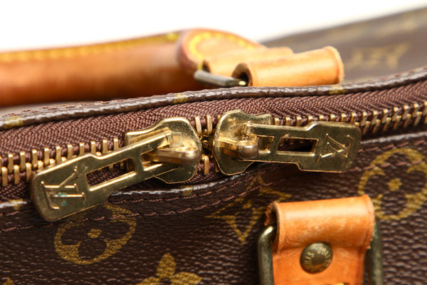 ルイ ヴィトン モノグラム キーポル 45 M41428 ブラウン 茶 PVC レザー ボストンバッグ ユニセックス LOUIS VUITTON 中古