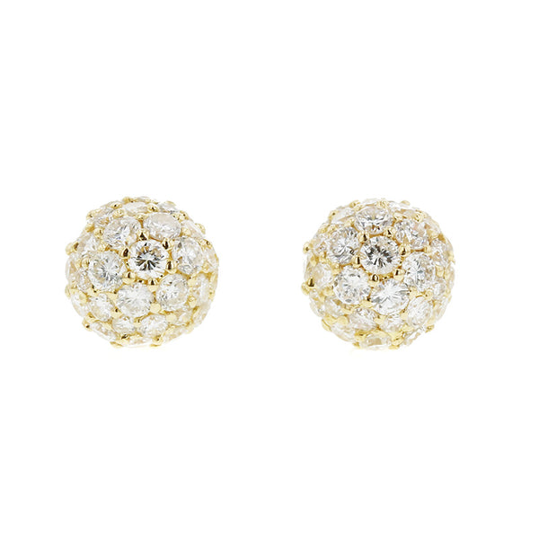 K18YG イエローゴールド ダイヤ1.023ct ピアス レディース 【中古】