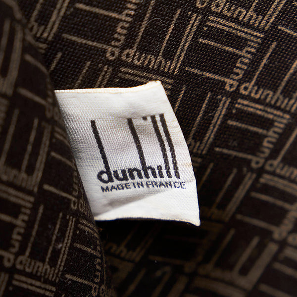 ダンヒル ボストンバッグ ブラック ブラウン PVC レザー メンズ Dunhill 【中古】
