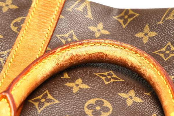 ルイ ヴィトン モノグラム キーポル バンドリエール 50 M41416 ブラウン 茶 PVC レザー ボストンバッグ ユニセックス LOUIS VUITTON 中古