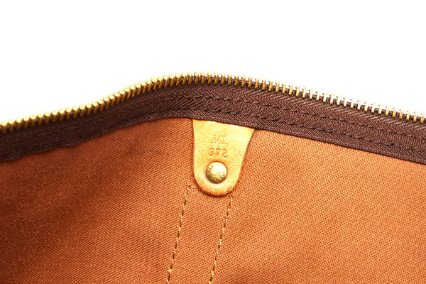 ルイ ヴィトン モノグラム キーポル バンドリエール 50 M41416 ブラウン 茶 PVC レザー ボストンバッグ ユニセックス LOUIS VUITTON 中古