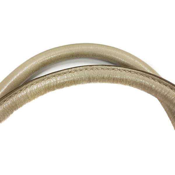 コーチ マディソンドッテッド 15935 ベージュ ゴールド キャンバス レザー ハンドバッグ レディース COACH 【中古】