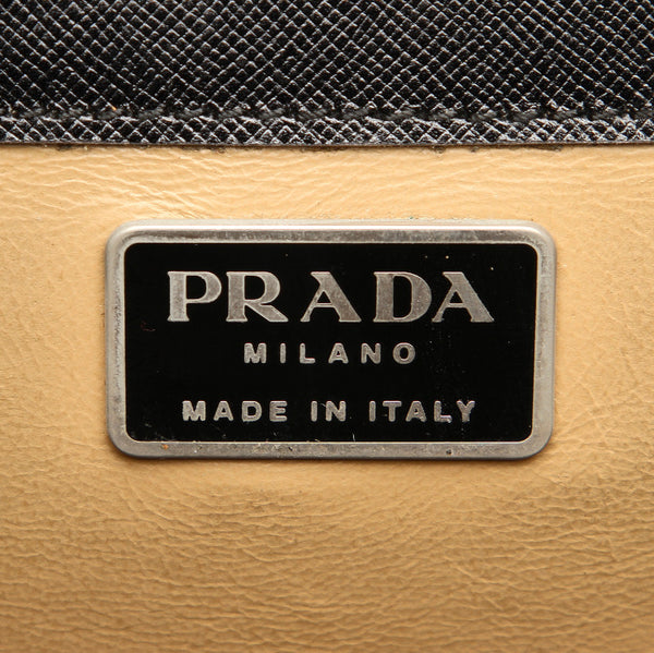 プラダ ブラック レザー ビジネスバッグ メンズ PRADA 中古