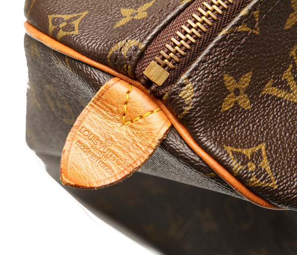 ルイ ヴィトン モノグラム キーポル 55 M41424 ブラウン 茶 PVC レザー ボストンバッグ ユニセックス LOUIS VUITTON 中古