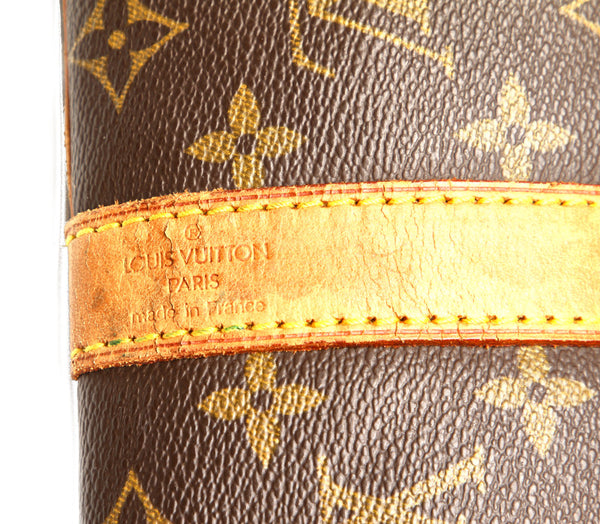 ルイ ヴィトン モノグラム キーポル バンドリエール45 M41418 ブラウン 茶 PVC レザー ボストンバッグ ユニセックス LOUIS VUITTON 中古