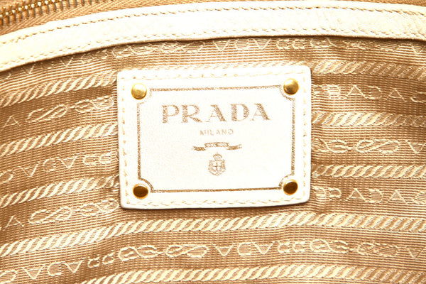 プラダ ロゴジャガード カーキ キャンバス レザー ハンドバッグ ショルダーバッグ 2WAY レディース PRADA 中古