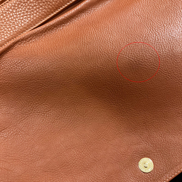 コーチ メッセンジャーバッグ 3213－215 ライトブラウン レザー 斜め掛け ショルダーバッグ メンズ COACH 【中古】