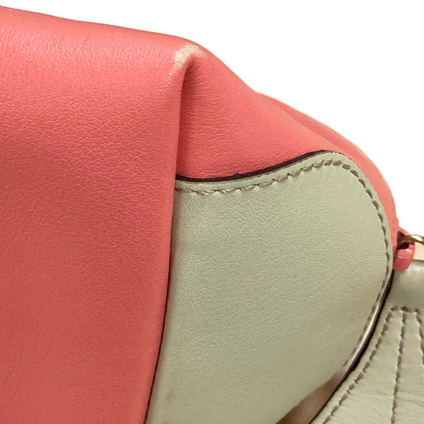 グッチ マイクロGG ベア キッズ チルドレン フィッシュ 魚 284720 ベージュ ピンク PVC レザー ハンドバッグ レディース GUCCI 【中古】