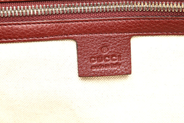 グッチ インターロッキングＧ 322057 ボルドー レザー ビジネスバッグ メンズ GUCCI 中古