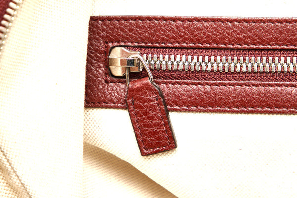 グッチ インターロッキングＧ 322057 ボルドー レザー ビジネスバッグ メンズ GUCCI 中古